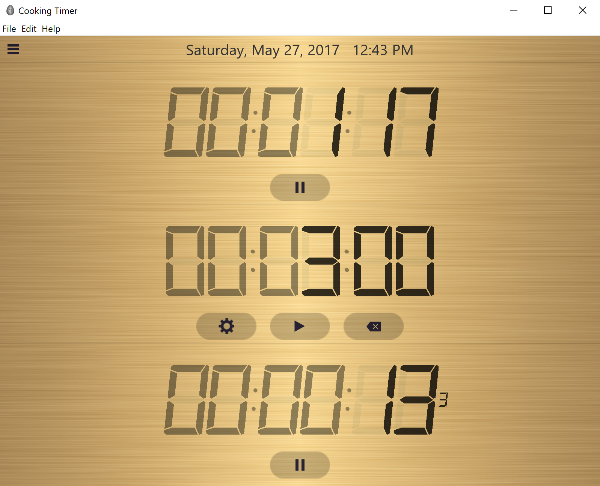 CookingTimer on Windows