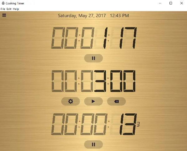 CookingTimer on Windows