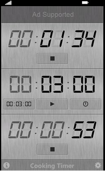 CookingTimer on Windows Phone